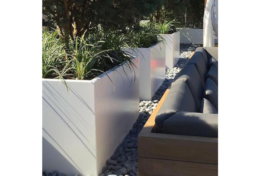 ADEZZ Aluminium plantenbak Carrez 100 x 100 x 60 cm