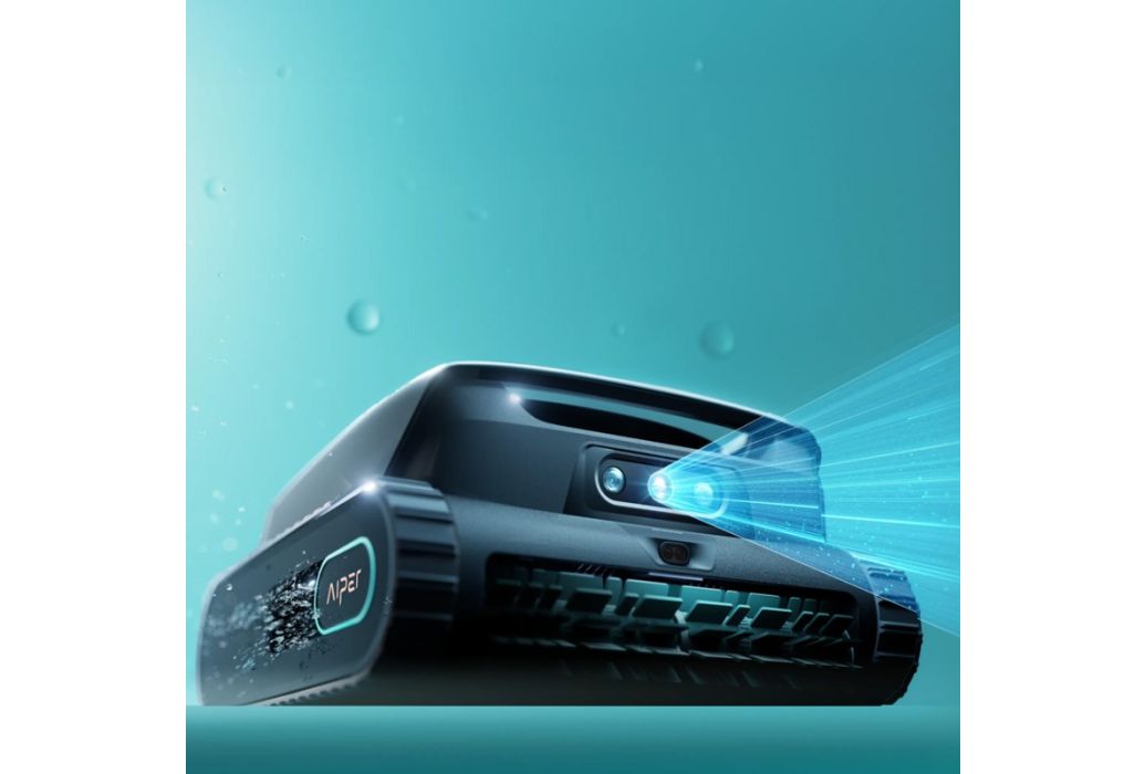 Aiper Scuba P1 draadloze zwembadrobot aanzetten sensor