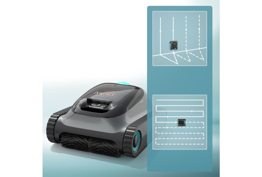 Aiper Scuba S1 draadloze zwembadrobot infographic