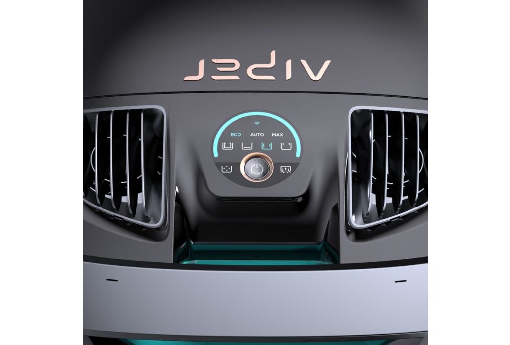 Aiper Scuba X1 Pro draadloze zwembadrobot display
