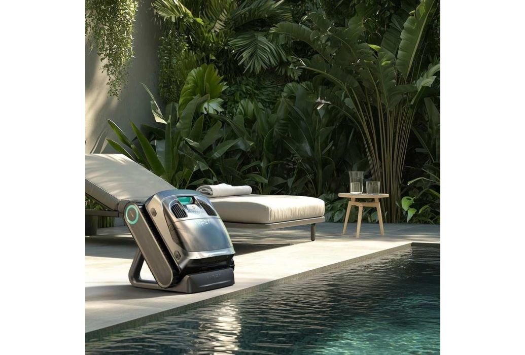 Aiper Scuba X1 Pro draadloze zwembadrobot oplaadstation sfeerbeeld