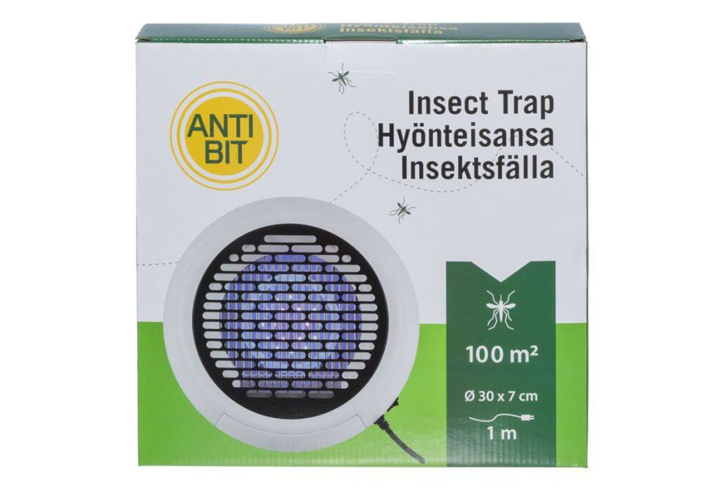 Antibit vliegen- en muggenlamp rond 100 m² verpakking
