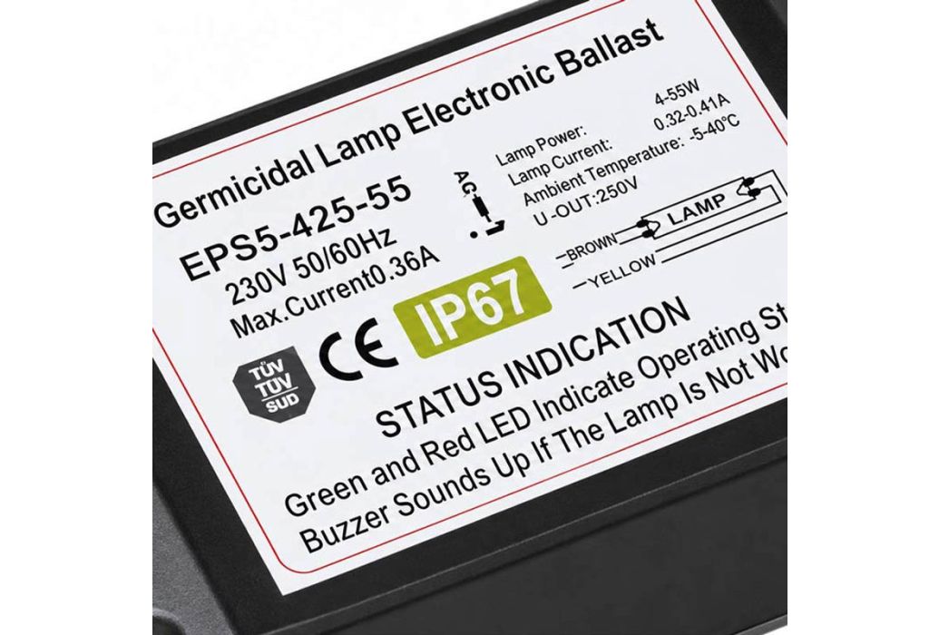 Aqua Filtrix ballast voor spa UV-C 55 Watt