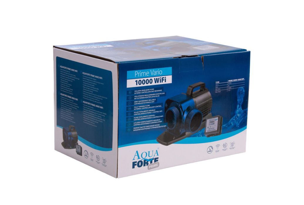 AquaForte Deluxe Vario 10000 vijverpomp met wifi verpakking