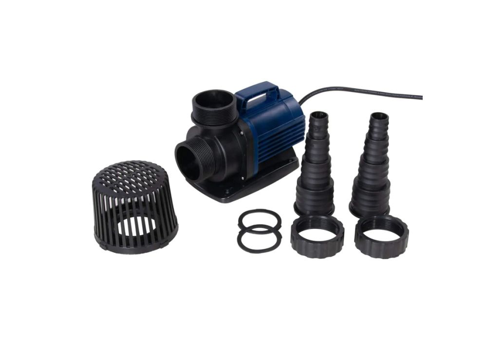 AquaForte DM-E 15000 vijverpomp aansluitingen