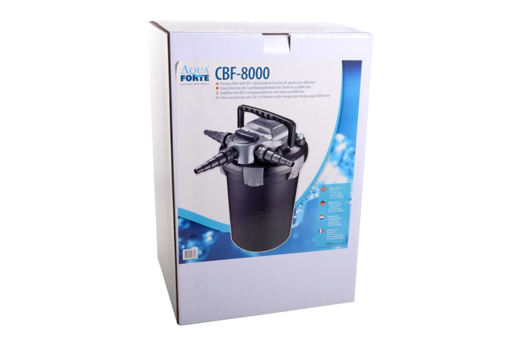 AquaForte drukfilter CBF-8000 verpakking