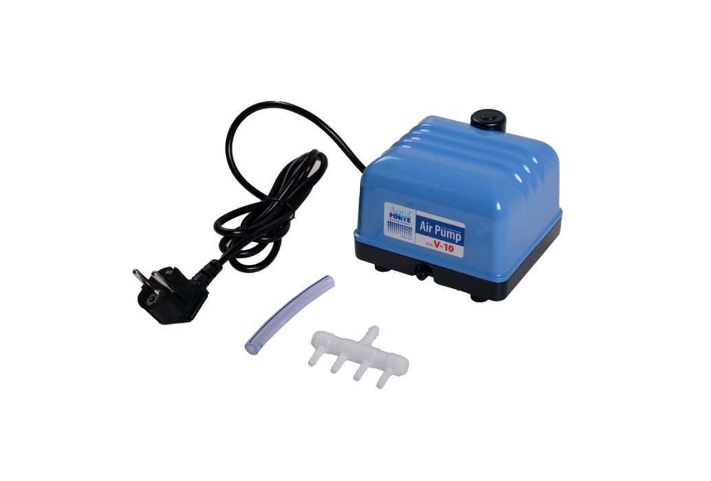 AquaForte Hi-Flow V-10 luchtpomp inhoud