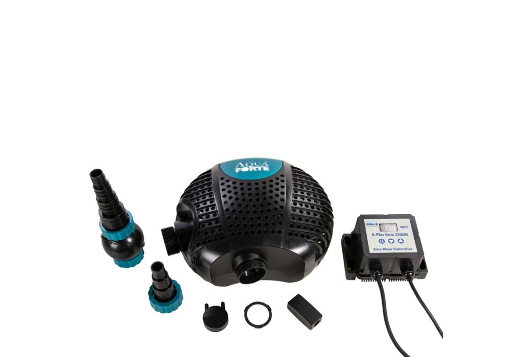 AquaForte O-PLUS Vario S vijverpomp 22.000 met accessoires