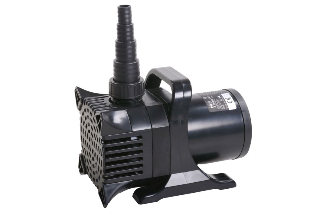 AquaForte P-20000 vijverpomp met tule op pomp