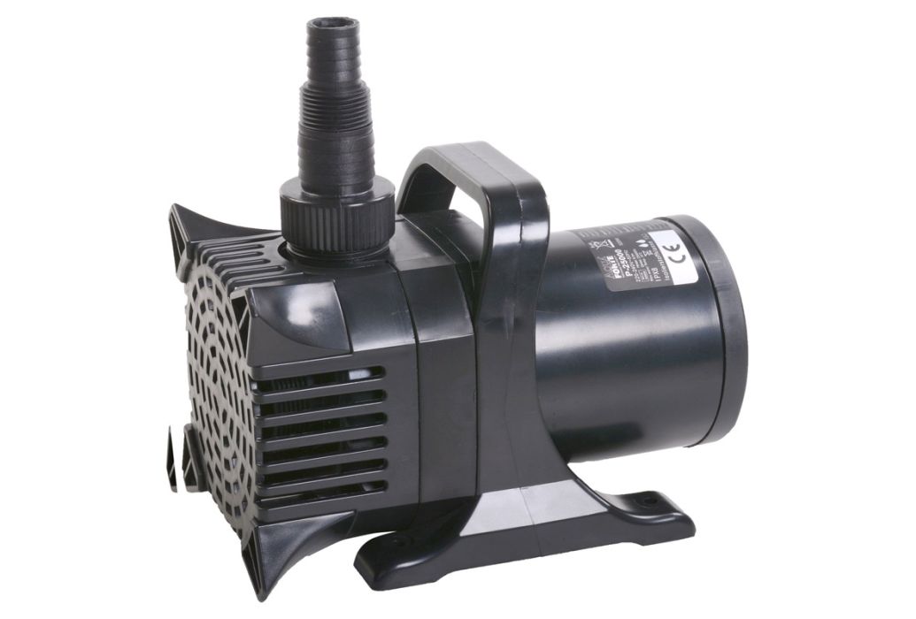 AquaForte P-20000 vijverpomp met tule op pomp