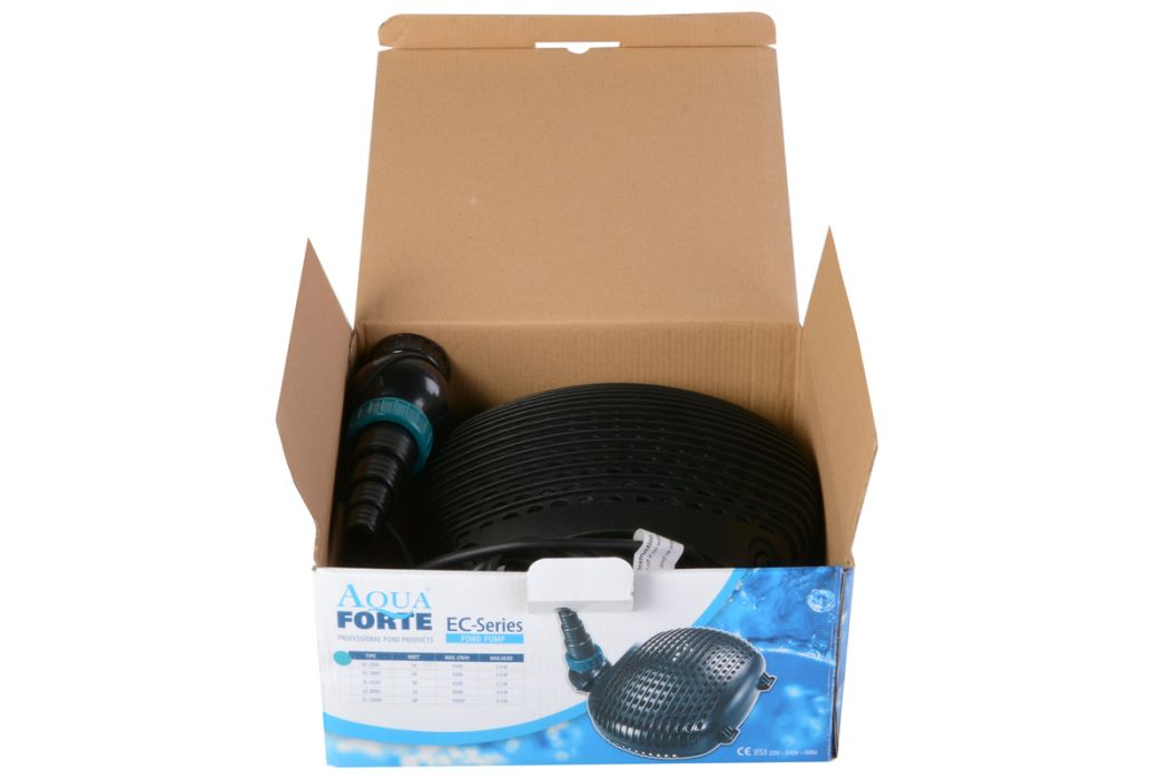 AquaForte vijverpomp EC-6500 verpakking open