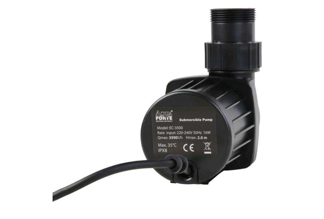 AquaForte vijverpomp EC-6500 pomp achterkant