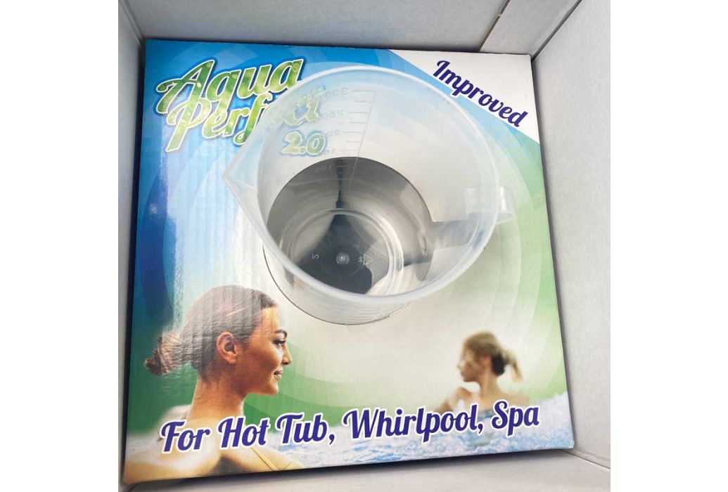 AquaPerfect 2.0 AquaRenew 100% biologisch en chloorvrij spawater | 4 x 1 liter maatbeker