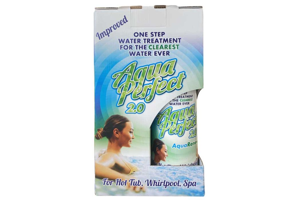 AquaPerfect 2.0 AquaRenew 100% biologisch en chloorvrij spawater | 4 x 1 liter verpakking