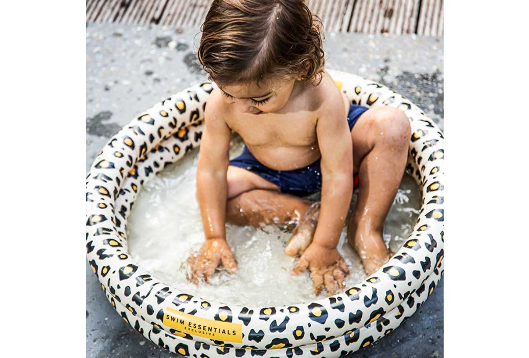 Swim Essentials baby zwembad klein | beige panterprint voorbeeld 2