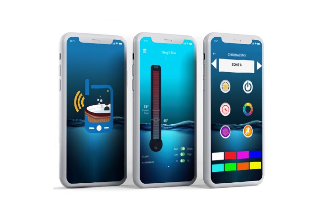 Balboa Control My Spa WiFi module smartphone app