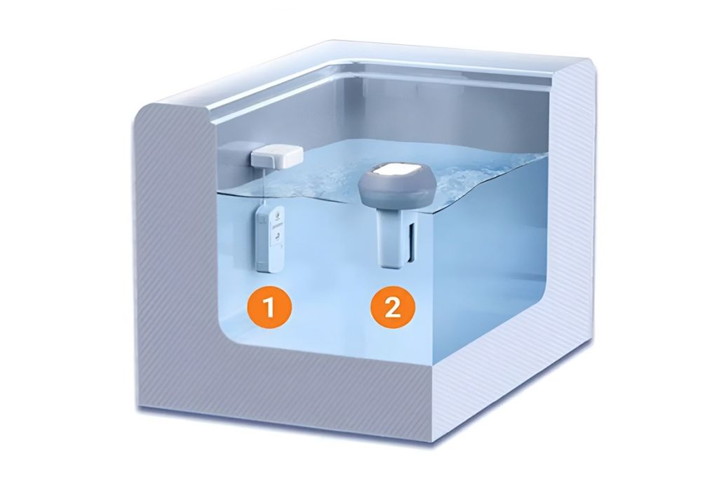 Balboa Purezone digitale watertester voor spa hover of dock
