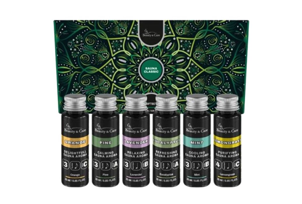Beauty & Care Sauna cadeauset origineel inhoud flesjes