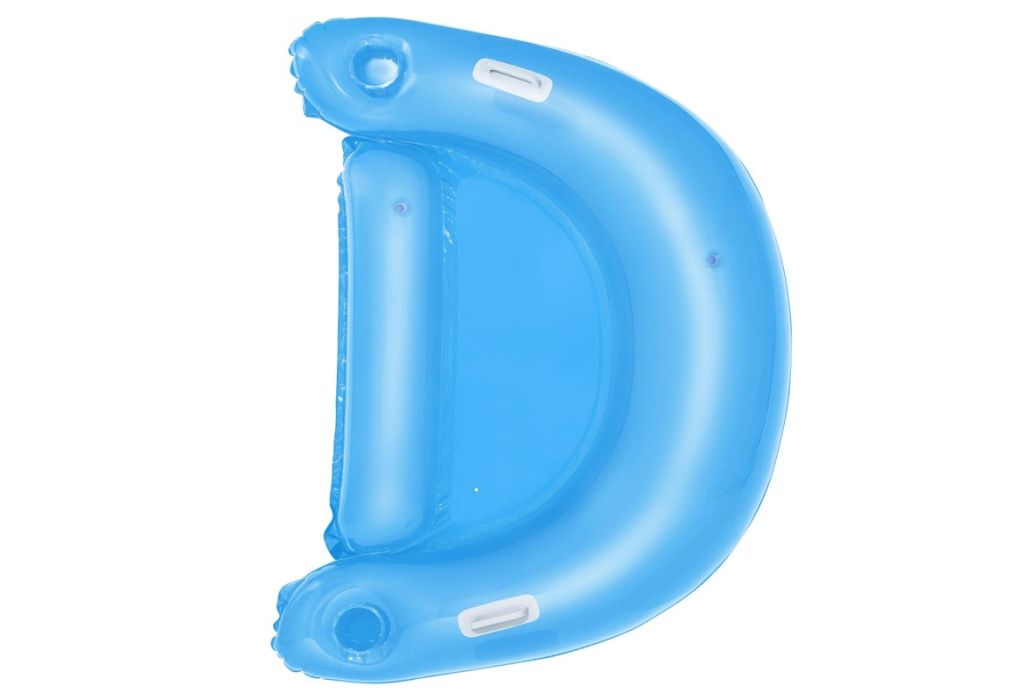 Bestway drijvende loungestoel blauw bovenkant