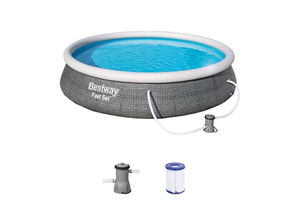 Bestway Fast Set Rotan zwembad Ø 396 x 84 cm accessoires
