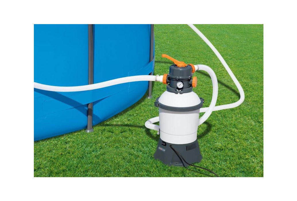 Bestway Flowclear zandfilter 3,0 m³/u in gebruik
