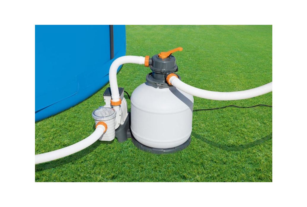 Bestway Flowclear zandfilter 5,7 m³/u in gebruik