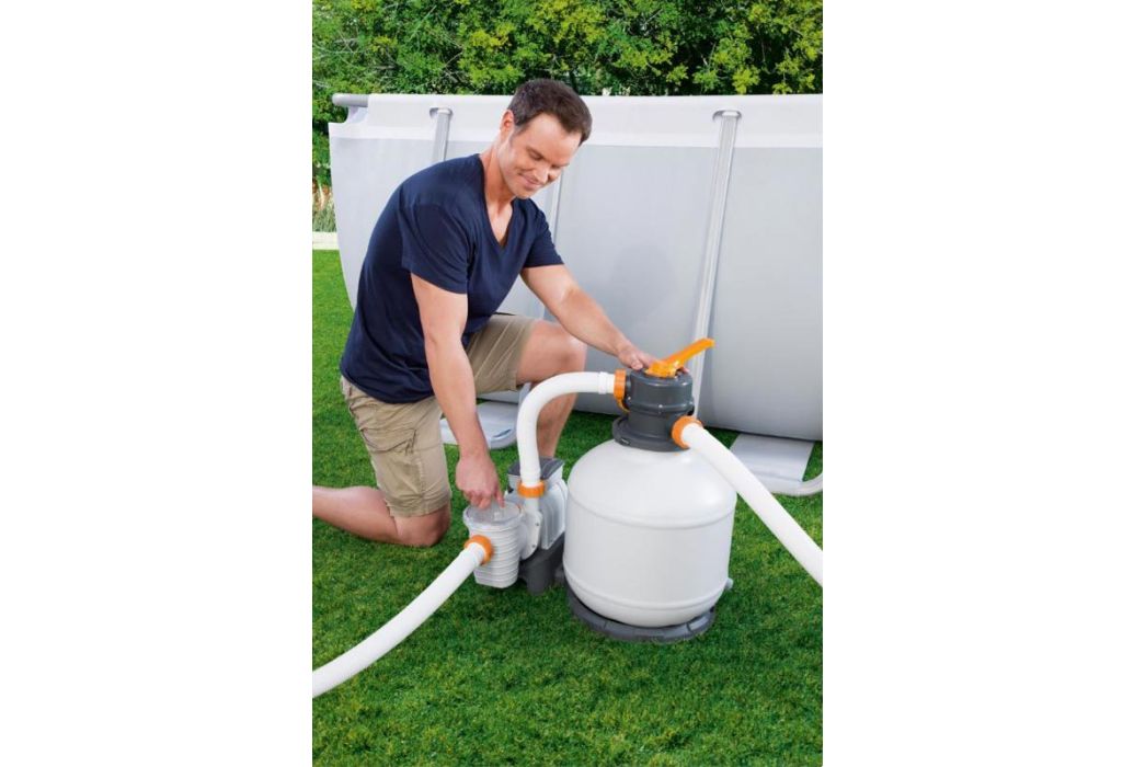 Bestway Flowclear zandfilter 5,7 m³/u verstellen