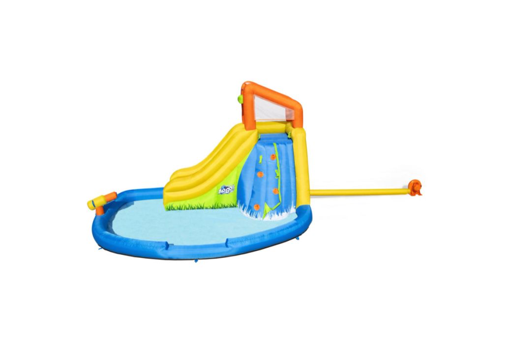 Bestway H2OGO! Mount Splashmore opblaasbaar waterpark achterkant