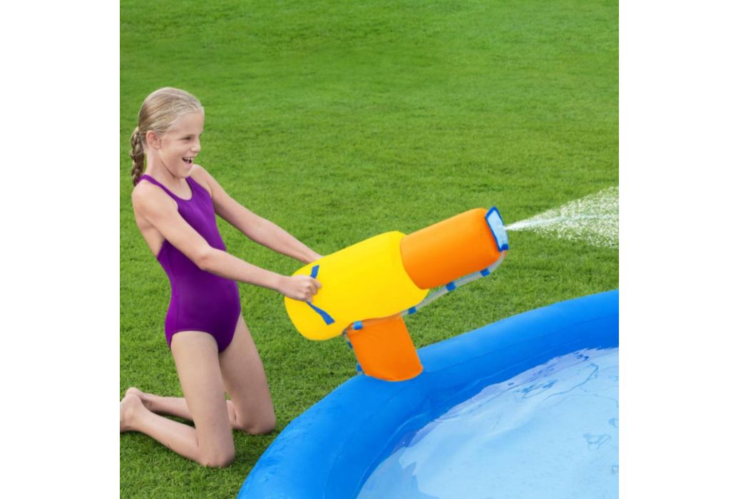 Bestway H2OGO! Mount Splashmore opblaasbaar waterpark waterkanon
