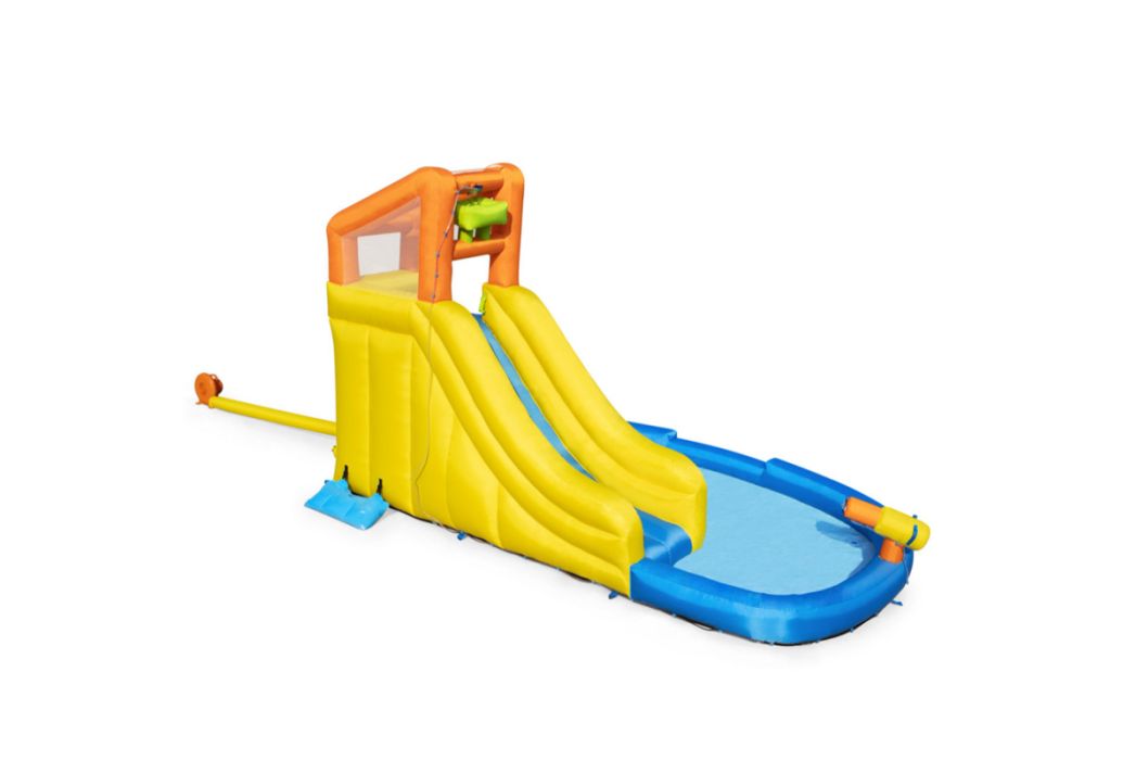 Bestway H2OGO! Mount Splashmore opblaasbaar waterpark zijkant