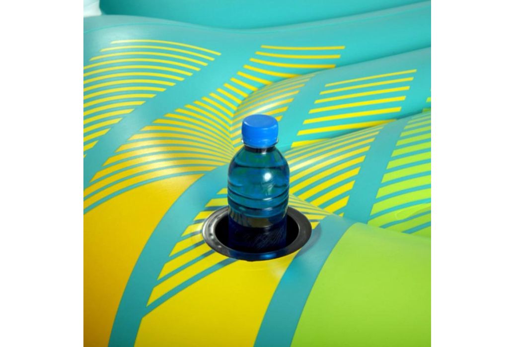 Bestway Hydro Force Sunny Lounge eiland bekerhouder met fles