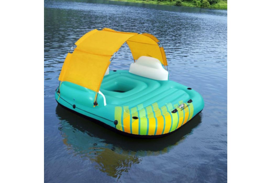 Bestway Hydro Force Sunny Lounge eiland op water