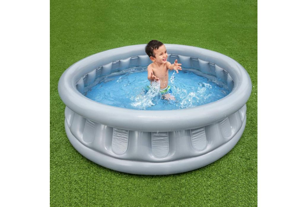Bestway kinderbad space ship met kind