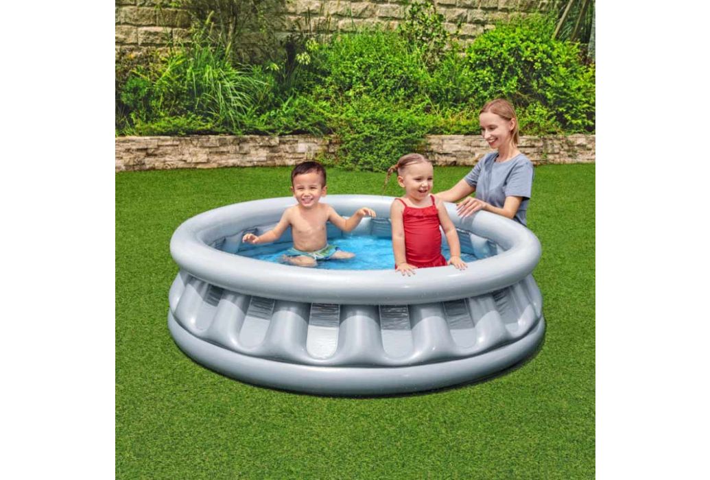 Bestway kinderbad space ship met mensen