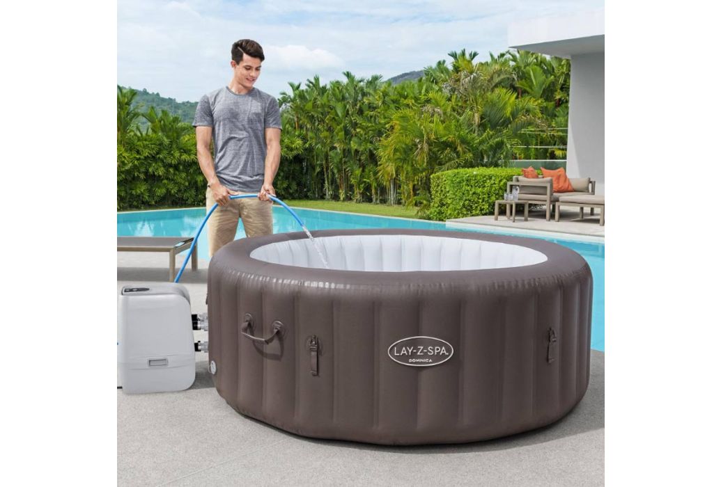 Bestway Lay-Z-Spa Dominica Smart Hydrojet opblaasbare spa vullen