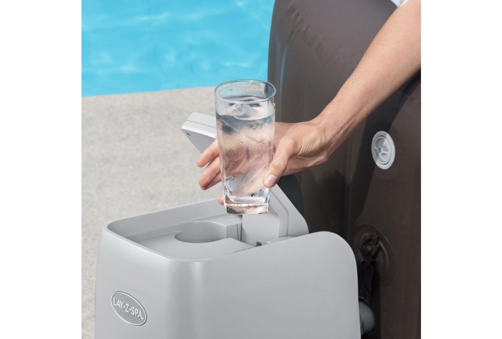 Bestway Lay-Z-Spa Dominica Smart Hydrojet opblaasbare spa glashouder