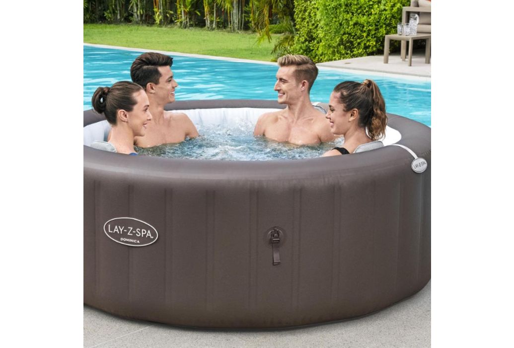 Bestway Lay-Z-Spa Dominica Smart Hydrojet opblaasbare spa 4 personen