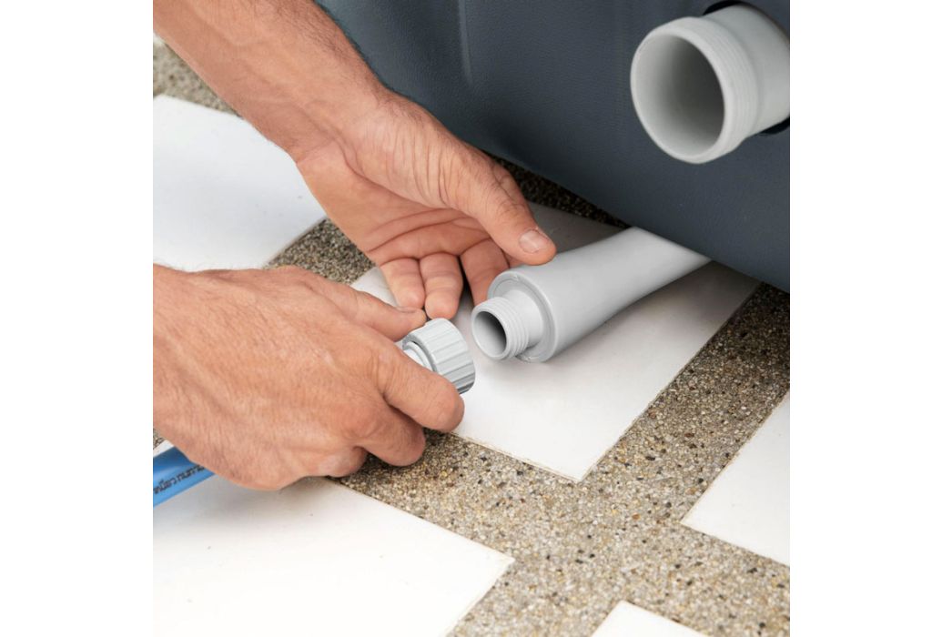 Bestway Lay-Z-spa Hawaii hydrojet pro drainageplug aansluiten