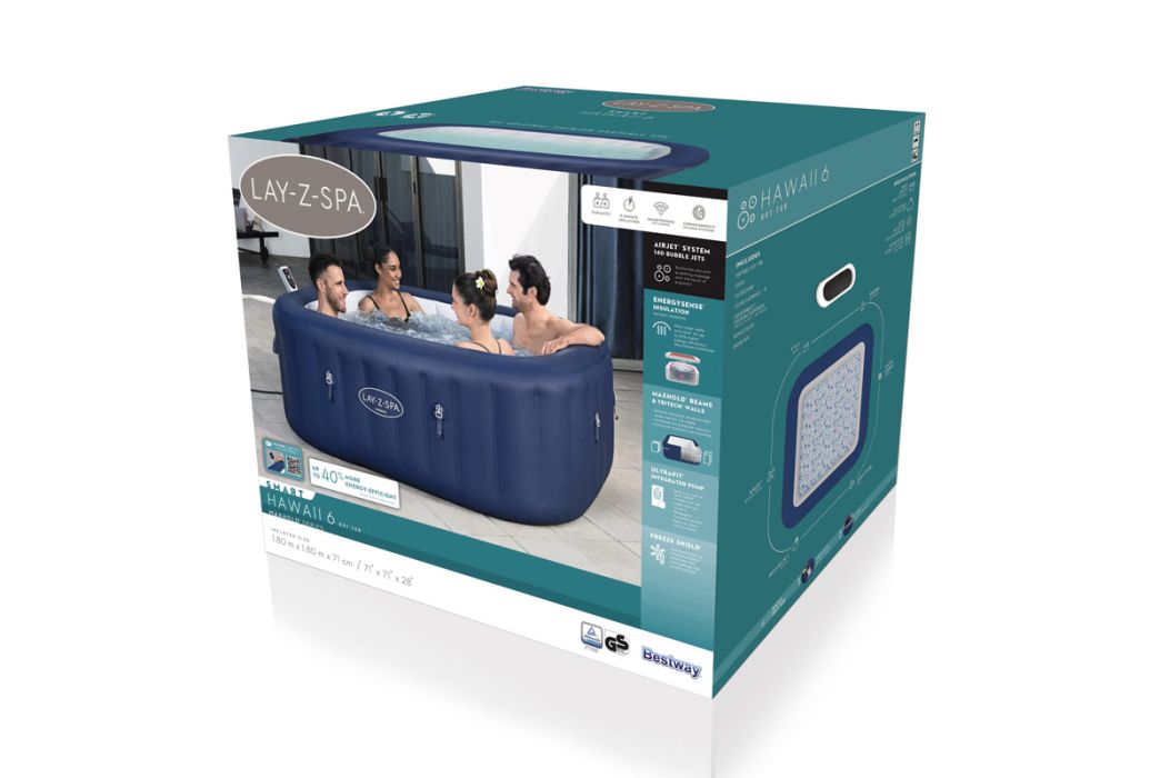 Bestway Lay-Z-spa Hawaii doos
