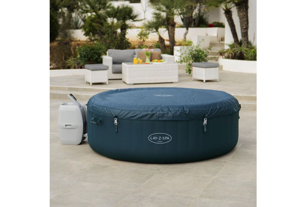 Bestway Lay-Z-Spa Miami EnergySense Airjet opblaasbare spa met afdekzeil