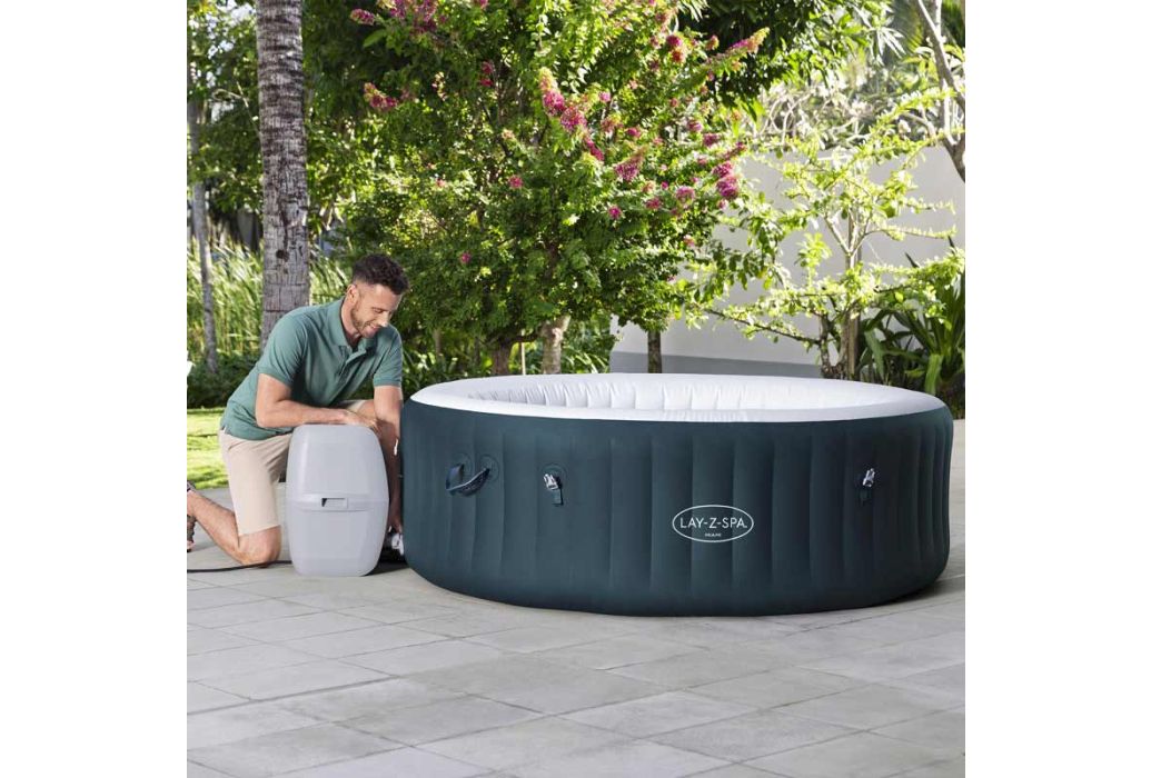 Bestway Lay-Z-Spa Miami EnergySense Airjet opblaasbare spa gebruik