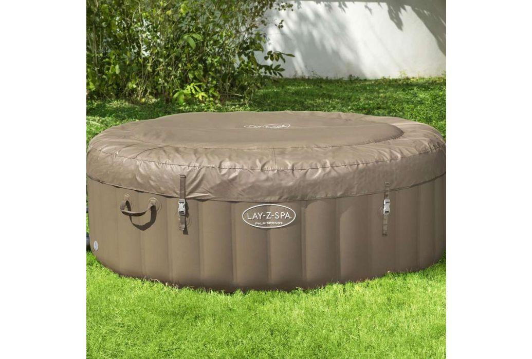 Bestway Lay-Z-Spa Palm Springs met cover 1