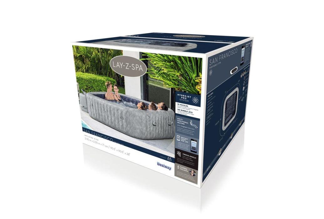 Bestway Lay-Z-Spa San Fransisco Hydrojet Pro doos