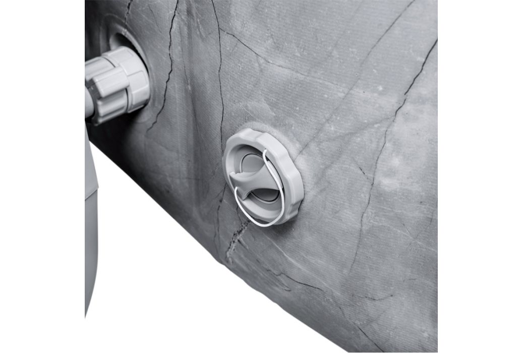 Bestway Lay-Z-Spa San Fransisco Hydrojet Pro drainage plug extern