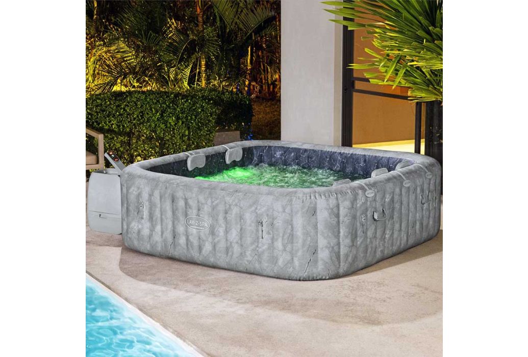 Bestway Lay-Z-Spa San Fransisco Hydrojet Pro LED groen