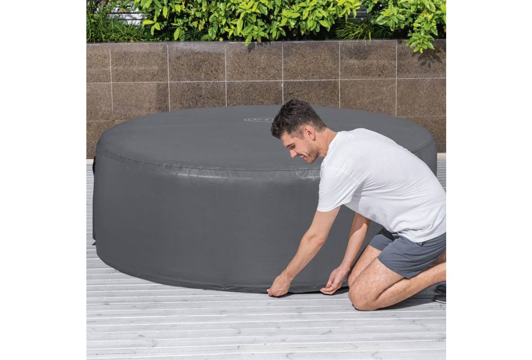 Bestway Lay-Z-Spa thermische afdekking rond 180 cm cover vastmaken