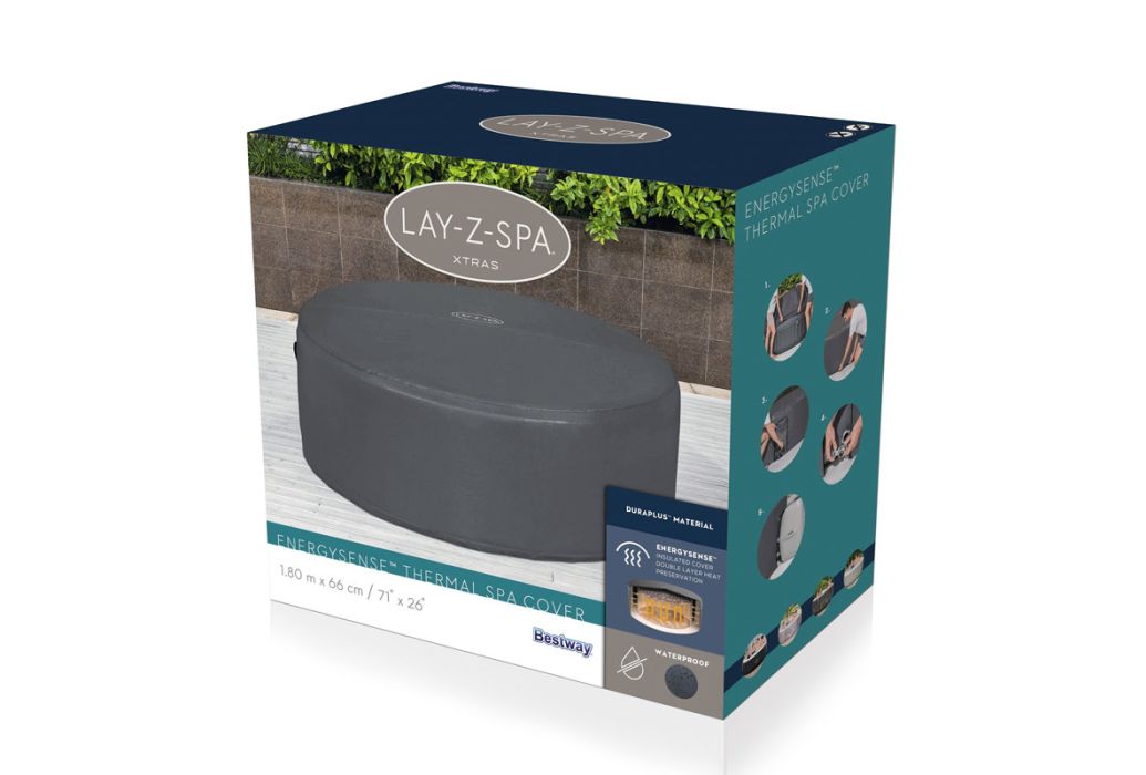 Bestway Lay-Z-Spa thermische afdekking rond 180 cm doos
