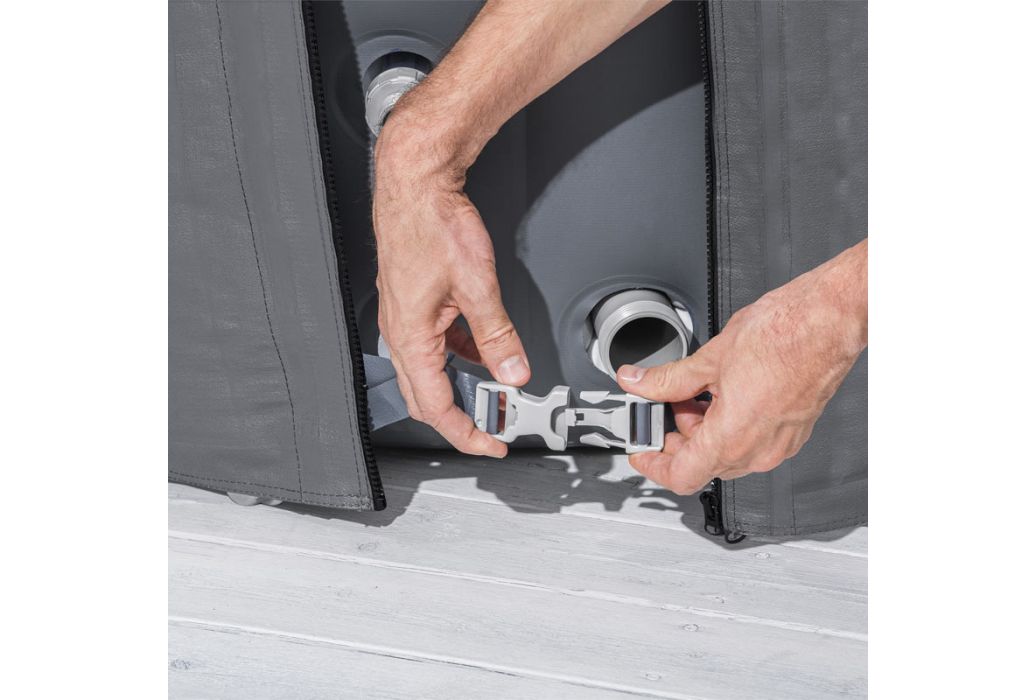 Bestway Lay-Z-Spa thermische afdekking rond 180 cm gesp vastzetten