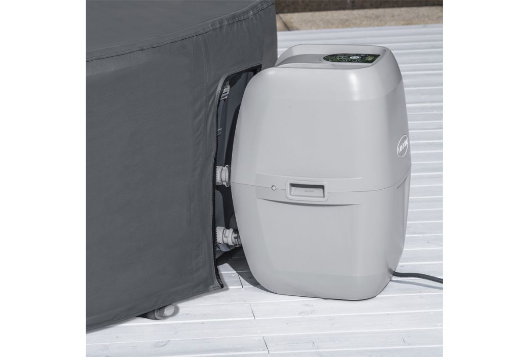 Bestway Lay-Z-Spa thermische afdekking rond 180 cm rits pompopening