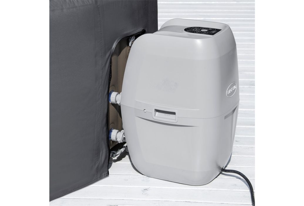 Bestway Lay-Z-Spa thermische afdekking rond 196 cm ritsopening pomp